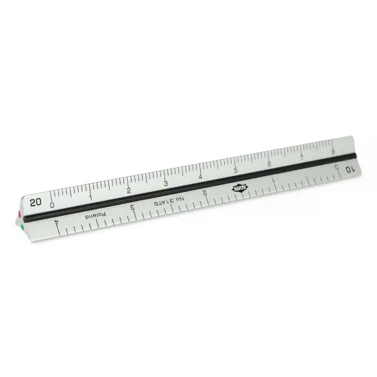 Alvin Triangular Shaped Engineer Scale - 4" {1}