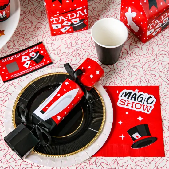 Big Dot of Happiness Ta-Da, Magic Show - No Snap Magical Birthday Party Table Favors - DIY Cracker Boxes - Set of 12 {4}