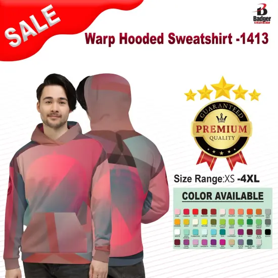 Badger&reg; Warp Hooded Sweatshirt Forest {2}