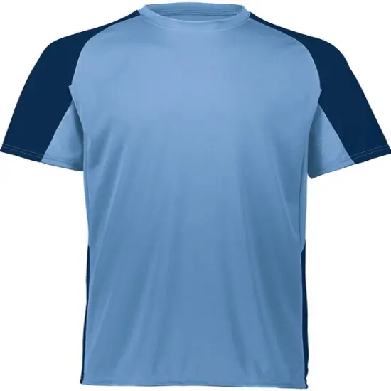 Augusta Sportswear&reg; Youth Cutter Jersey COLUM BLU/ NAVY {1}
