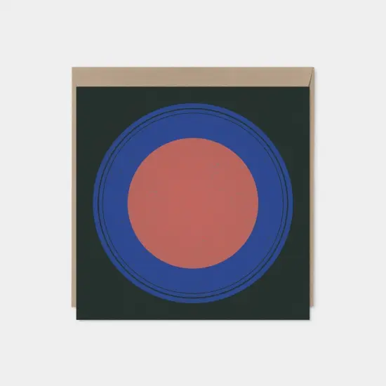 Modern Circle Square Art Card IV {1}