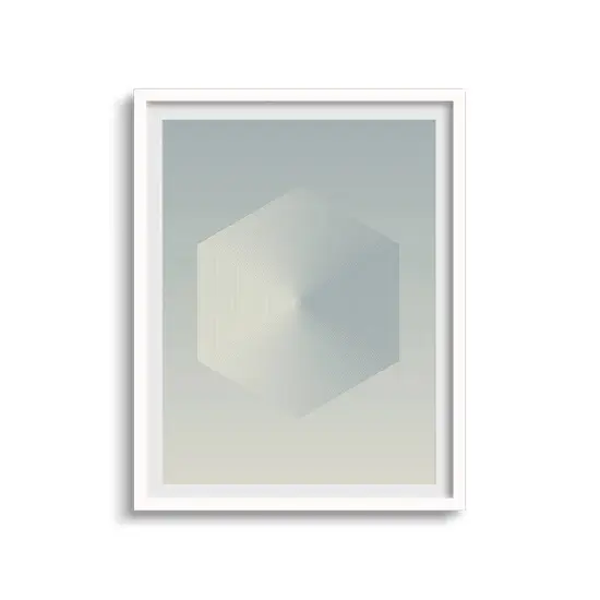 Moir&eacute; Zen Focal Point Fine Art Print {1}
