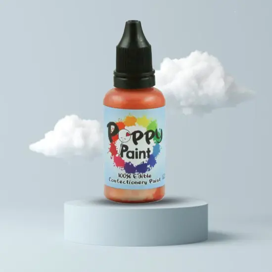 Rose Gold Edible Food Paint Fast Drying Metallic Confectionery Decorating Paint {5}