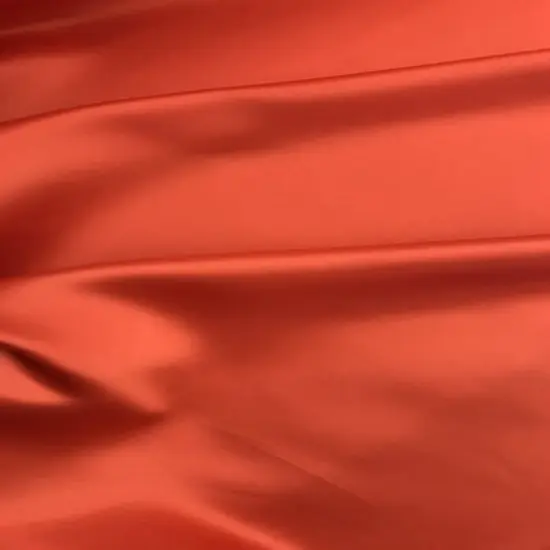 1 Yard Orange Dull Satin Fabric 58/59 Inches Wide Medium Weight Polyester {4}