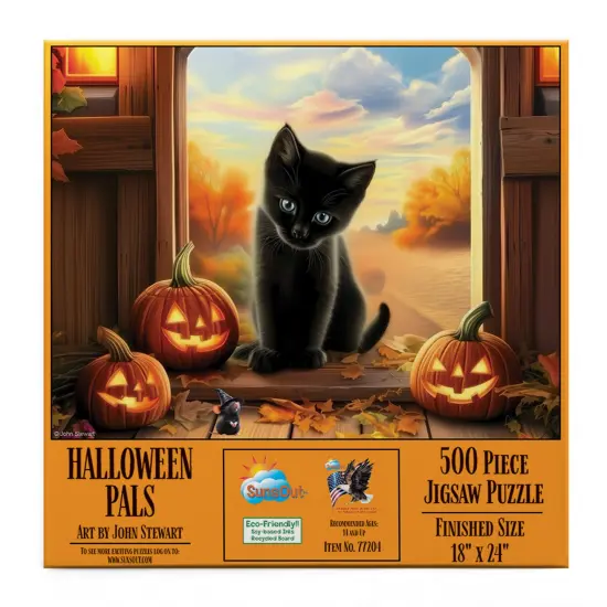 Sunsout Halloween Pals 500 pc Halloween Jigsaw Puzzle 77204 {4}