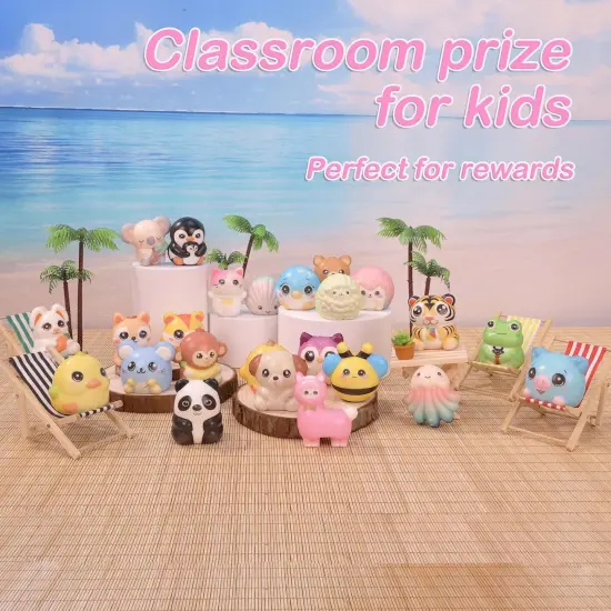 24 PCS Squishies for Kids Bulk - Kids Party Favors Kids Prizes for Rewards for School Classroom Treasure Box Prizes {4}