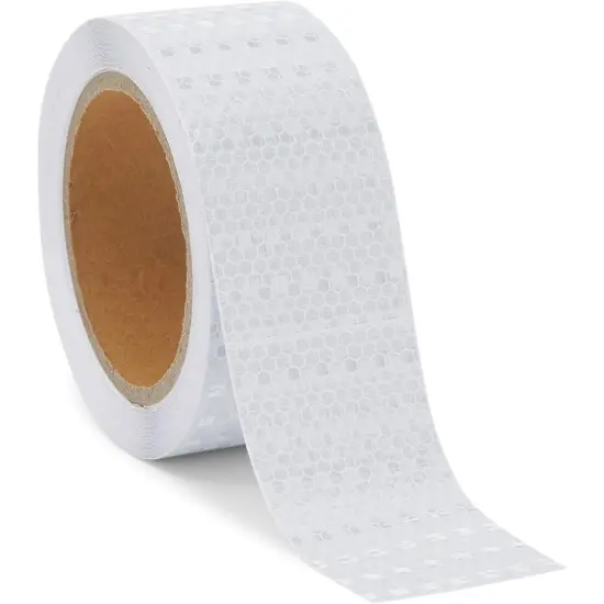 Reflective Tape - White Outdoor Reflector Safety Roll for Trailers, Warning, Signs, Stairs, Bikes (2 In x 30 FT) {2}