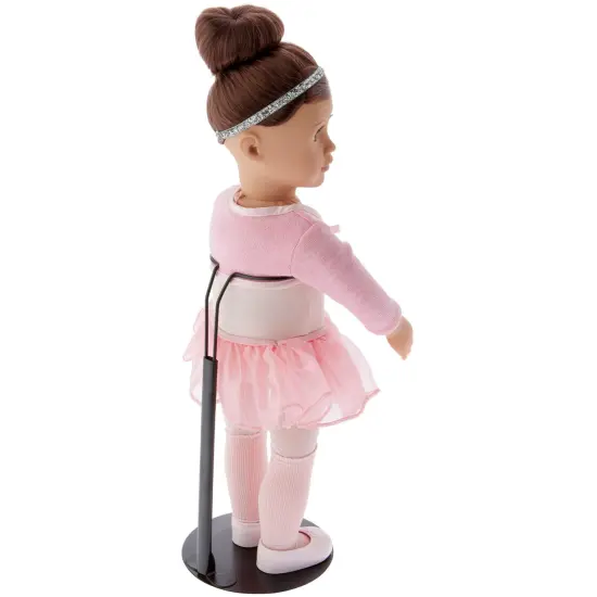 Plymor DSP-90B Black Adjustable Doll Stand, fits 15, 16, 17, 18, 19, 20, and 21 inch Dolls, Waist is 3" - 4" wide, 8" - 11" around {4}