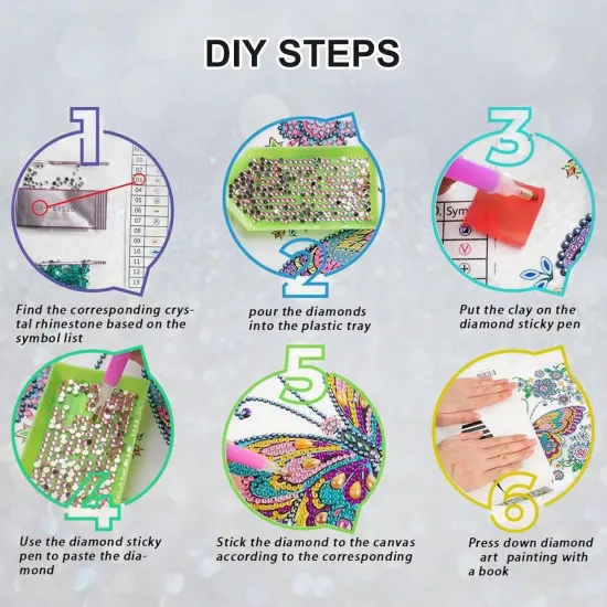 Diamond Painting Kits for Adults Dreamcatcher, 5D Special Shape Diamond Art Kits for Beginners, Crystal Rhinestones Diamond Painting for Home Wall Decoration Gift 12&times;12inch {4}