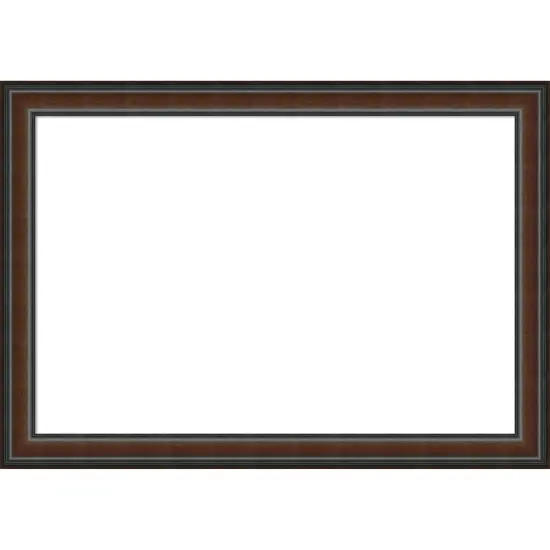 Cyprus Walnut Framed Dry Erase Magnetic Board {1}
