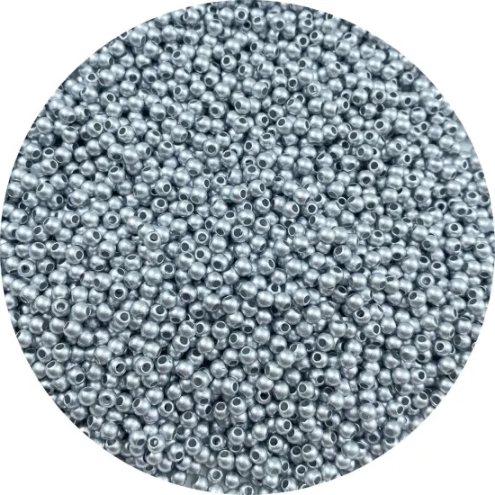 3000pcs 3mm Pearl Beads with Hole Round Loose Luste Craft Beads for Home Decoration Vase Fillers DIY Craft Making Jewelry Making Bracelet Necklace Earrings(Frosted Silver) {1}