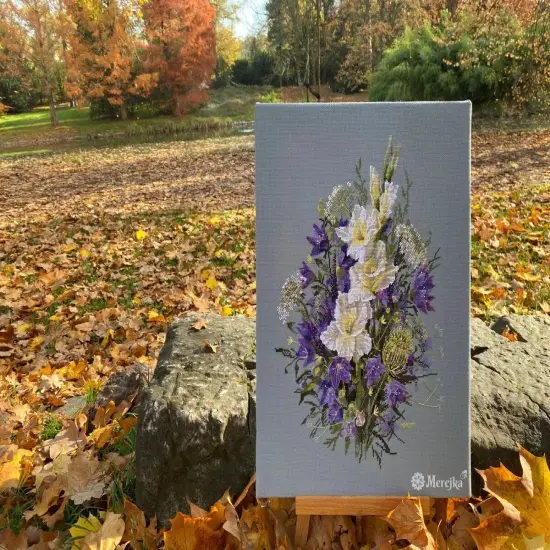 The White Sword Lily K-223 Counted Cross-Stitch Kit {4}