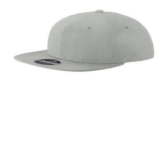 New Era&reg; Original Fit Diamond Era Flat Bill Snapback Cap Grey {1}