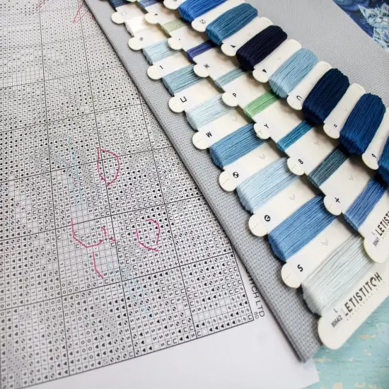 Wish Upon A Star L8064 Counted Cross Stitch Kit {4}