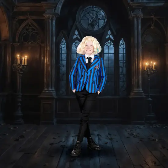 Gothic Girls Friend Blonde Child Costume Wig {6}