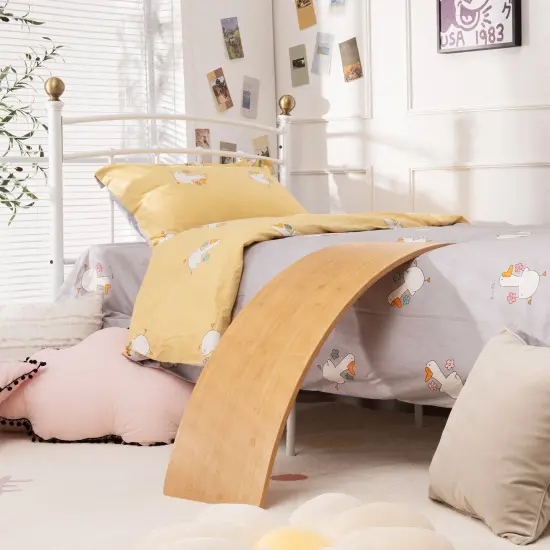 35.5 Inch Wooden Wobble Balance Board for Toddler and Adult {2}