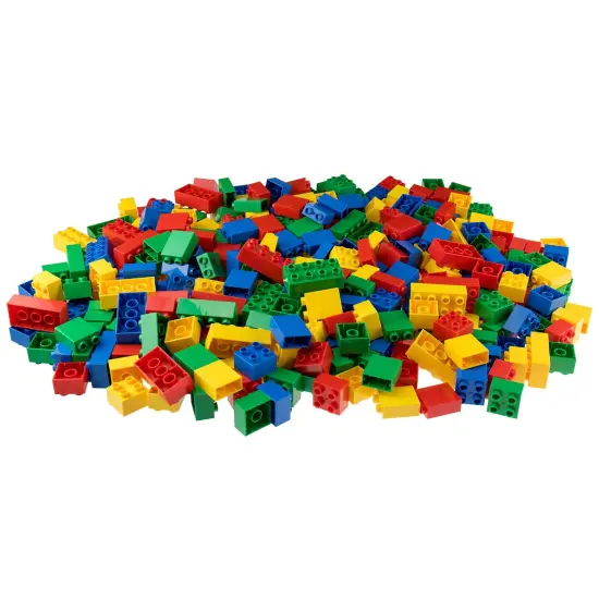 Strictly Briks Toy Building Blocks For Kids and Toddlers, Big Bricks Set with Large Pegs, 100% Compatible with All Major Brands, Red, Green, Blue, and Yellow, 252 Pieces, Ages 3-14 Multicolor {3}