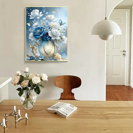 Diamond Art Kits for Adults- 5D Diamond Painting for Adults Flowers, DIY Gem Painting Perfect for Relaxation and Home Wall Decor 12x16inch {4}