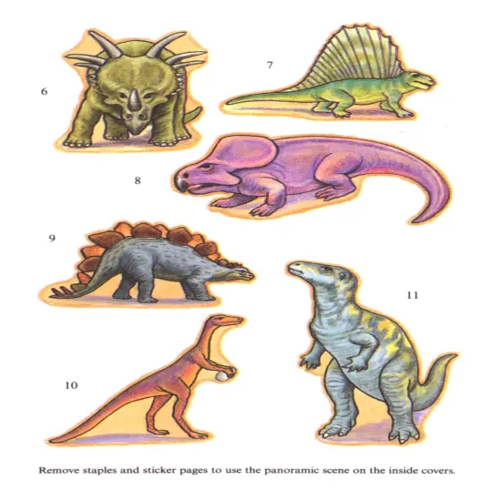 Dinosaur Sticker Activity Book-Softcover {5}