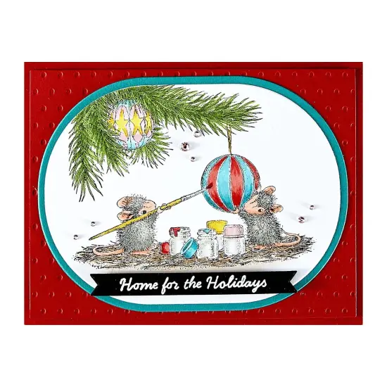 House Mouse Cling Rubber Stamp-Unwrapping Memories {3}