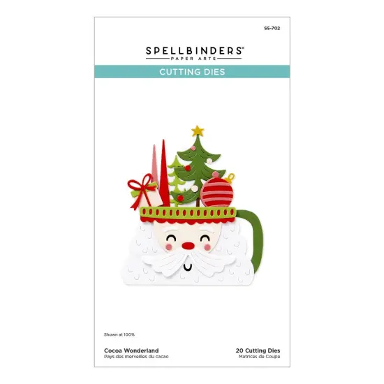 Spellbinders Etched Dies From Wonderland-Cocoa Wonderland {1}