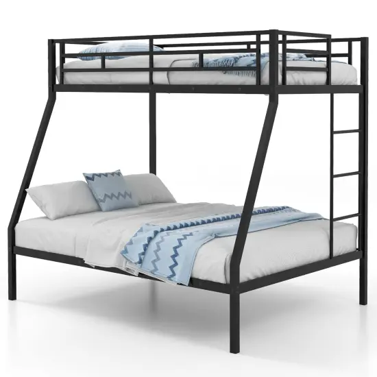 Metal Slatted Bed Frame for Teens Adults Noise-Free No Box Spring Required Black {4}