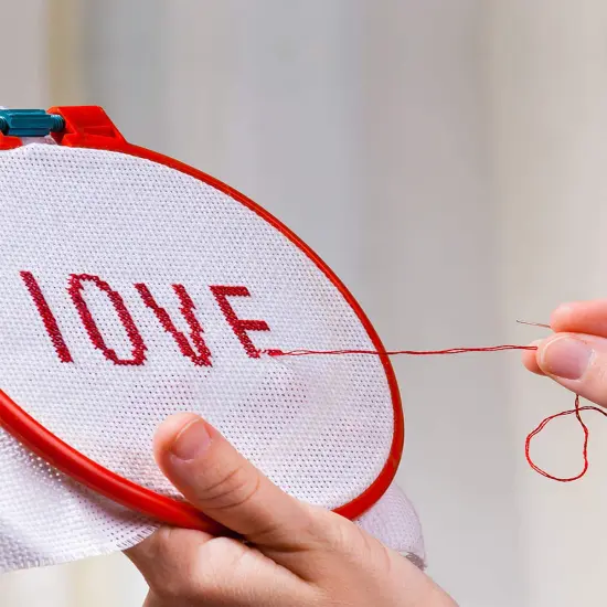 Pllieay 2 Pieces 14 Count Big Size White Aida Cross Stitch Fabric, Classic Reserve Aida Cloth, 19.6 x 21.6 Inch {2}