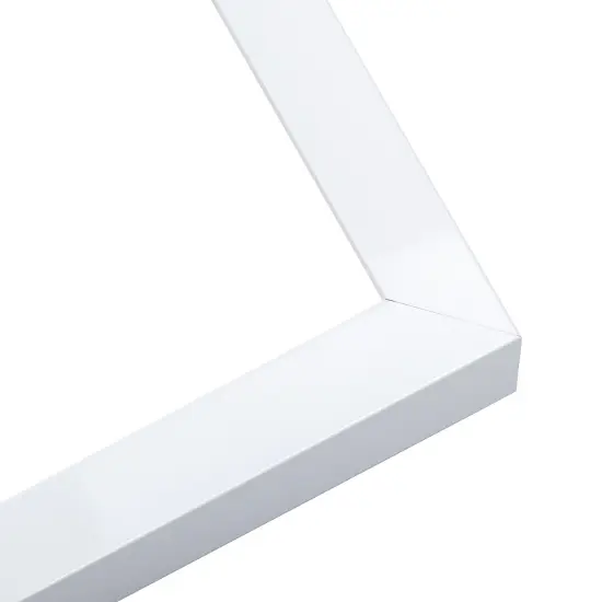 Slim Profile White Picture Frame - UV Acrylic, Backing Board, Hanging Hardware Included {3}