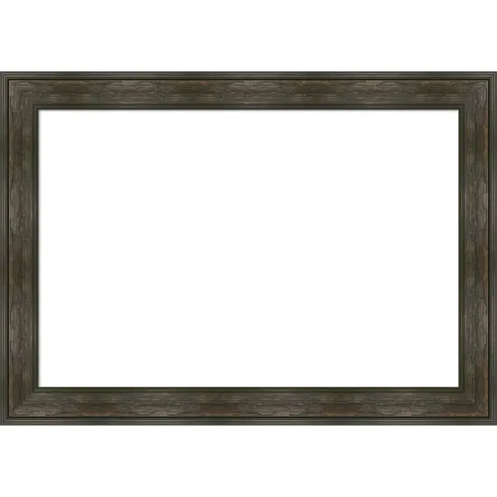 Rail Rustic Char Framed Dry Erase Magnetic Board {1}