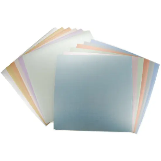 DCWV Single-Sided Cardstock Stack 12"X12" 48/Pkg-Metallic, 12 Colors/4 Each {1}