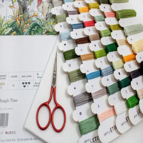 Jungle Time L8071 Counted Cross Stitch Kit {4}