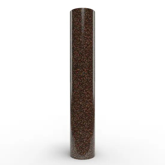 Siser&reg; Glitter Heat Transfer Vinyl, 11.8" x 60" Dark Walnut {1}