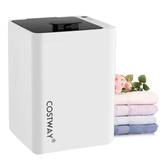 White and Black 23L Towel Warmer Bucket with Timer, Auto Shut Off, and Fragrance Holder {4}