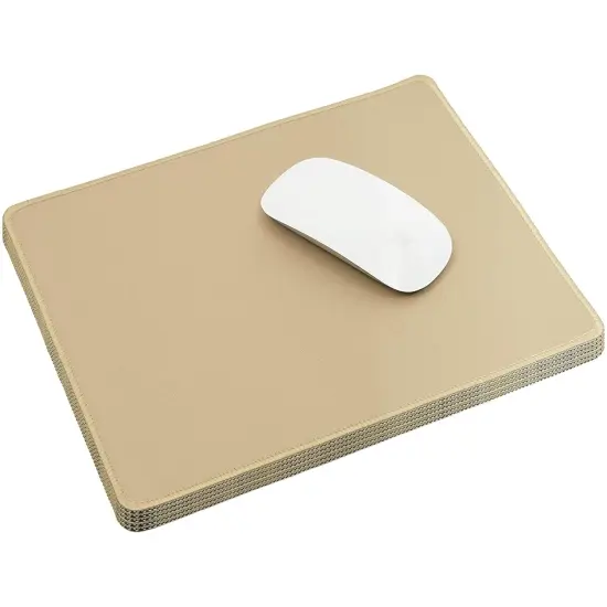 Anti Slip Rubber Mouse Pad in Gold for Office Desk (4 Pack) {1}