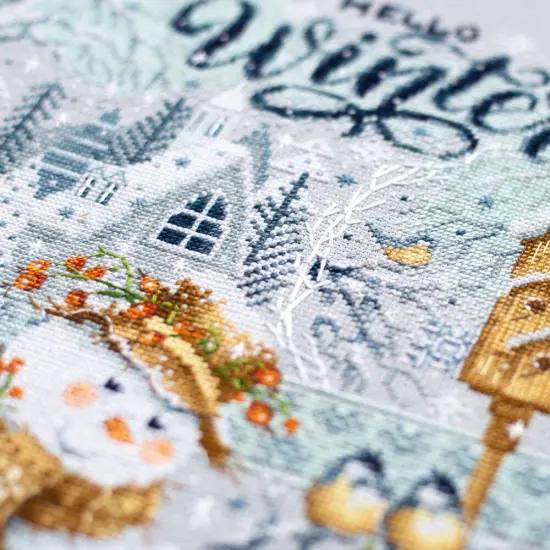 Hello,Winter! 540-701 Counted Cross-Stitch Kit {6}