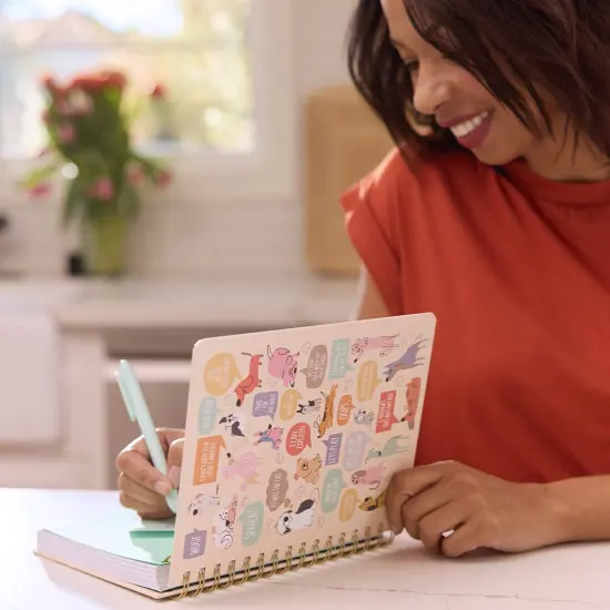 If Dogs Could Talk Spiral Notebook, Hardcover Journal {2}