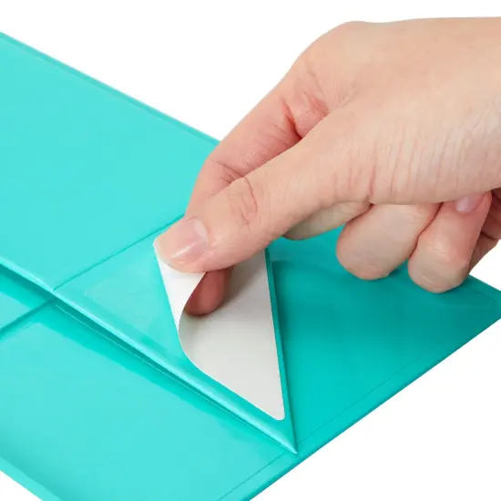 6 Pack Proposal Boxes with Lid for Groomsmen, Bridesmaid, 9.5 x 9.5 x 3.5 Inch Square Glossy Teal Magnetic Gift Box for Parties, Retail {6}