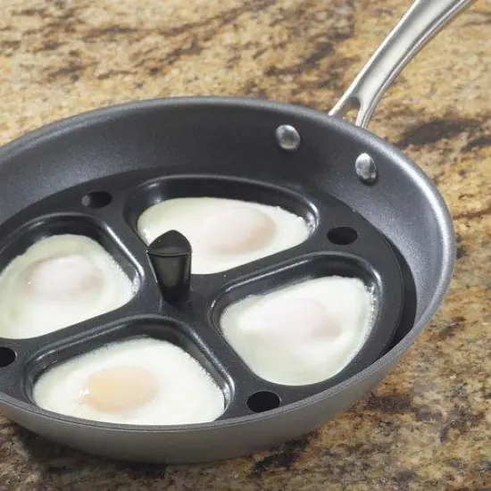 Nordic Ware Non-stick Egg Poacher Insert for 10 Inch to 12 Inch Skillets {4}