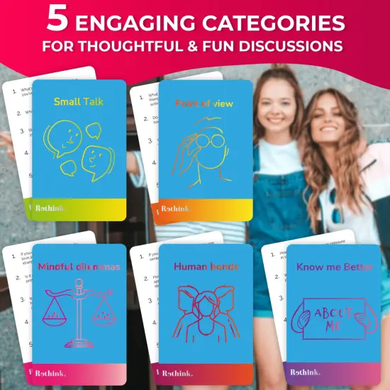 Rethink!: Conversation Starters Universal | 100 Cards {3}