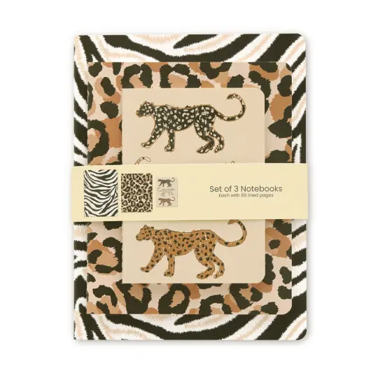 Savanna Stitched Notebook Set, Softcover Journal, Class Notebooks {4}