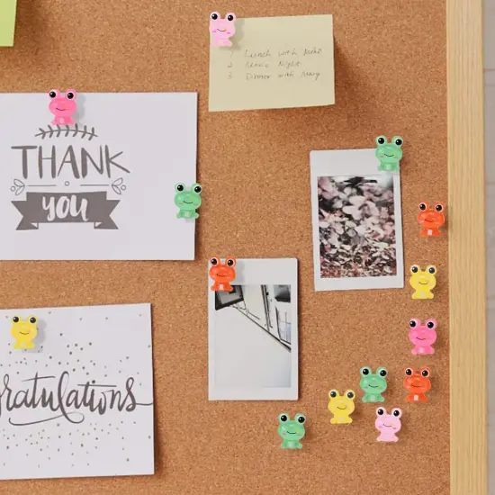 30 pcs Frog Push Pins Animal Thumbtacks Cork Board Pushpins for Photos Memo Wall Offices Drawing Pins {4}