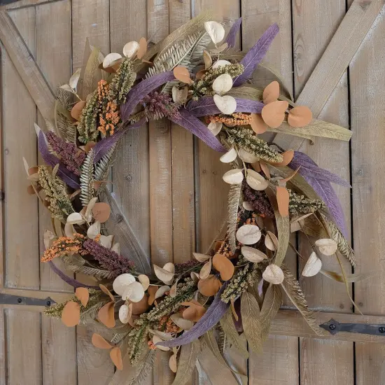 Autumn Leaves Eucalyptus Leaf Fall Wreath {2}