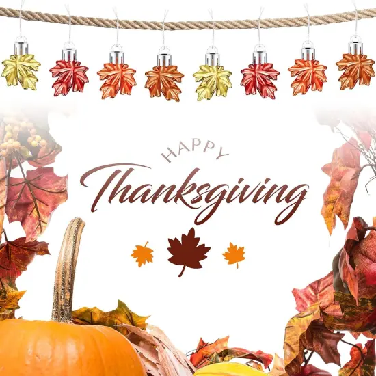 Fall Maple Leaf -(24 Pcs) {4}