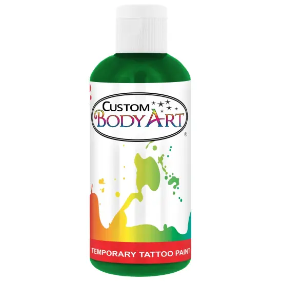 Green Airbrush Temporary Tattoo Body Paint Makeup, 8 oz. {1}