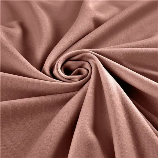 1 Yard Stretch Crepe Scuba Techno Knit Fabric for Stylish Head Wraps Theatrical Costumes and DIY Sewing Light Mauve {1}