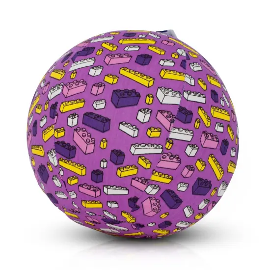 BubaBloon Blocks Purple Cotton Balloon Cover Toy {2}