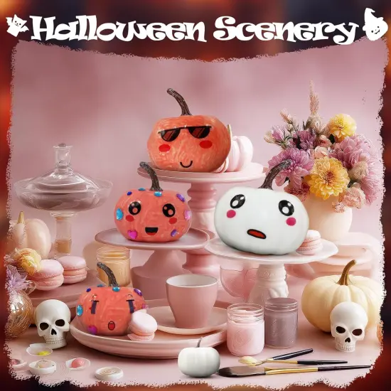 36 Pcs Pumpkin Decorations Halloween Crafts {3}