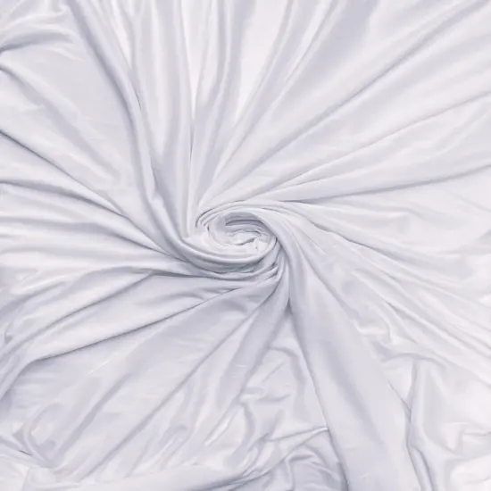 1 Yard Matte White Stretch Lining Fabric 60&Prime; Wide for Costumes, Dresses, Apparel, and Craft Sewing {1}
