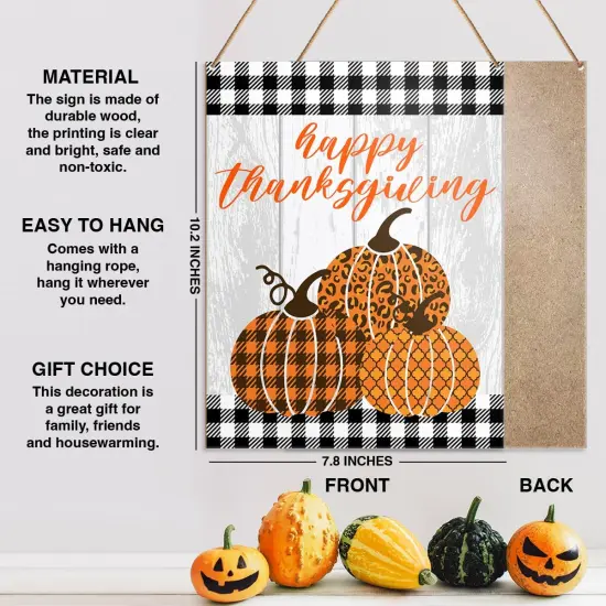 Happy Thanksgiving Wall Art Fall Decor {2}