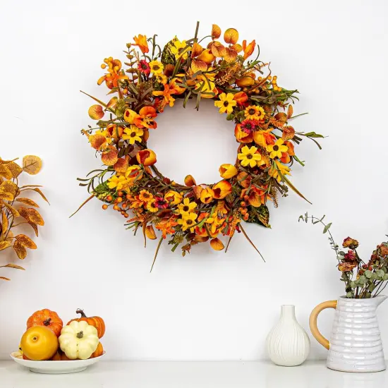 18 Inches Fall Wreaths for Front Door {4}
